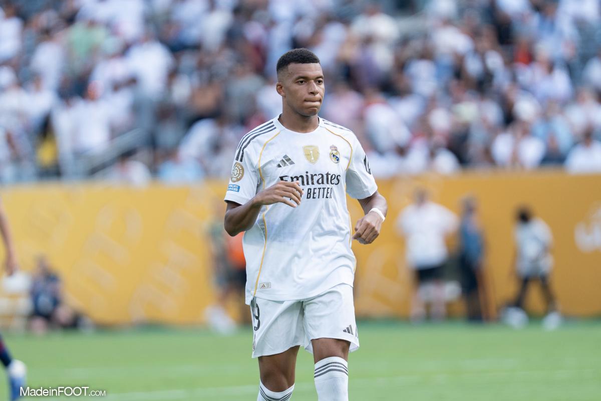 Kylian Mbappé, l'attaquant du Real Madrid.