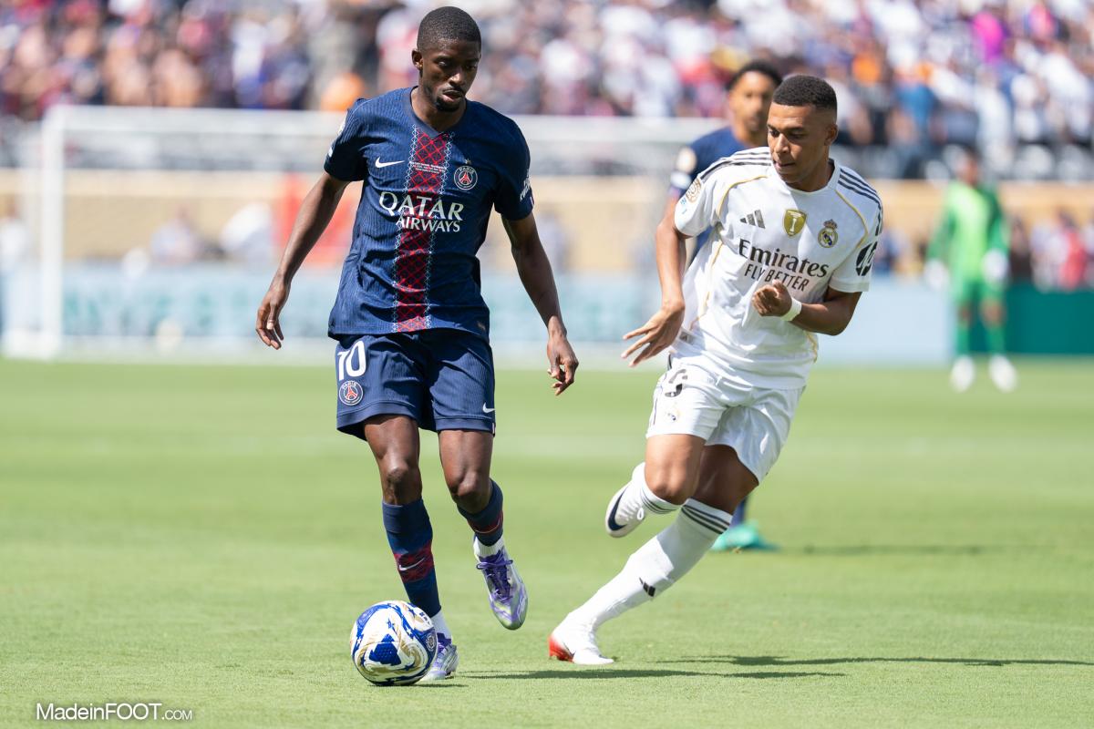 Kylian Mbappé (Real) et Ousmane Dembélé (PSG).