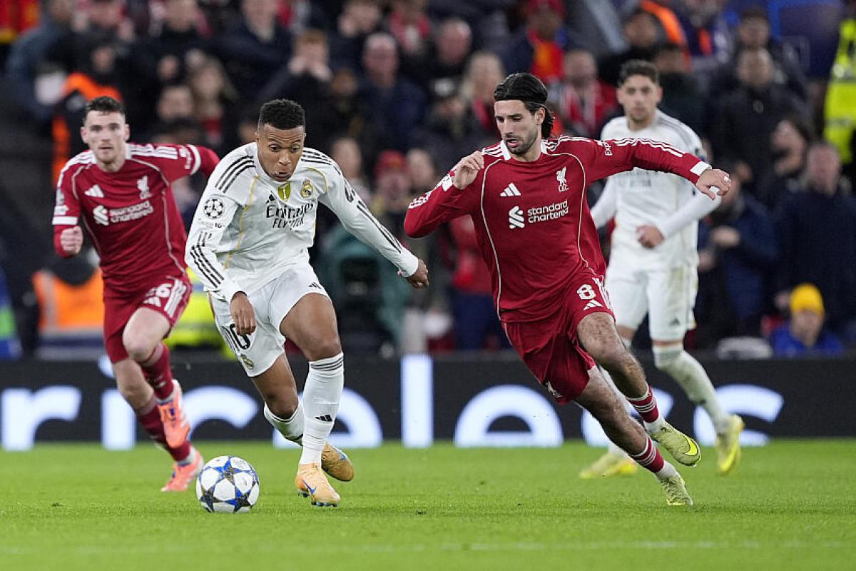 Kylian Mbappé, l'attaquant du Real Madrid.