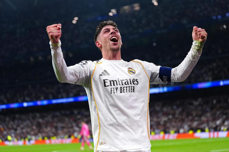 Federico Valverde, le milieu de terrain du Real Madrid.