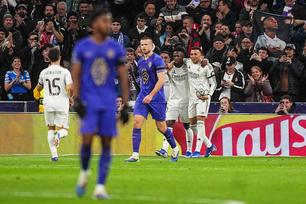 La joie des joueurs du Real Madrid, ici face à l'AS Monaco.