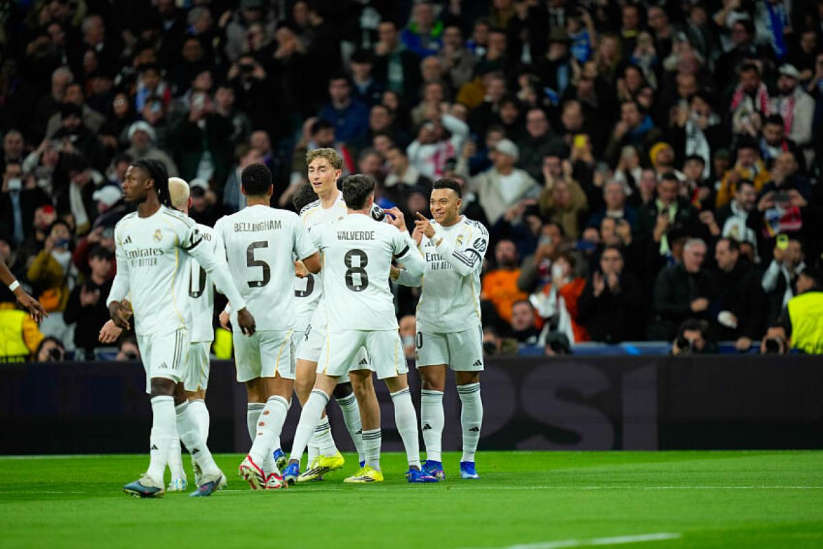 La joie des joueurs du Real Madrid face à l'AS Monaco