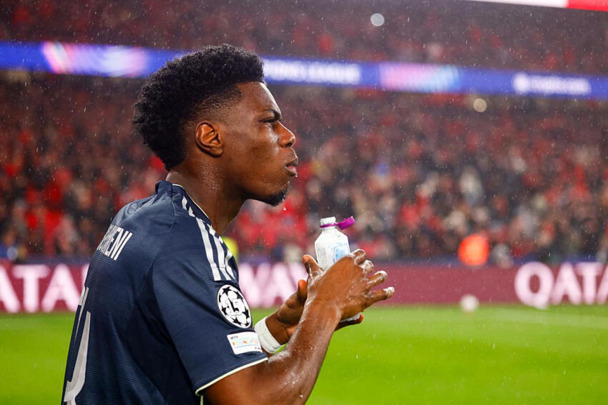 Aurélien Tchouaméni (Real Madrid), face au Benfica Lisbonne