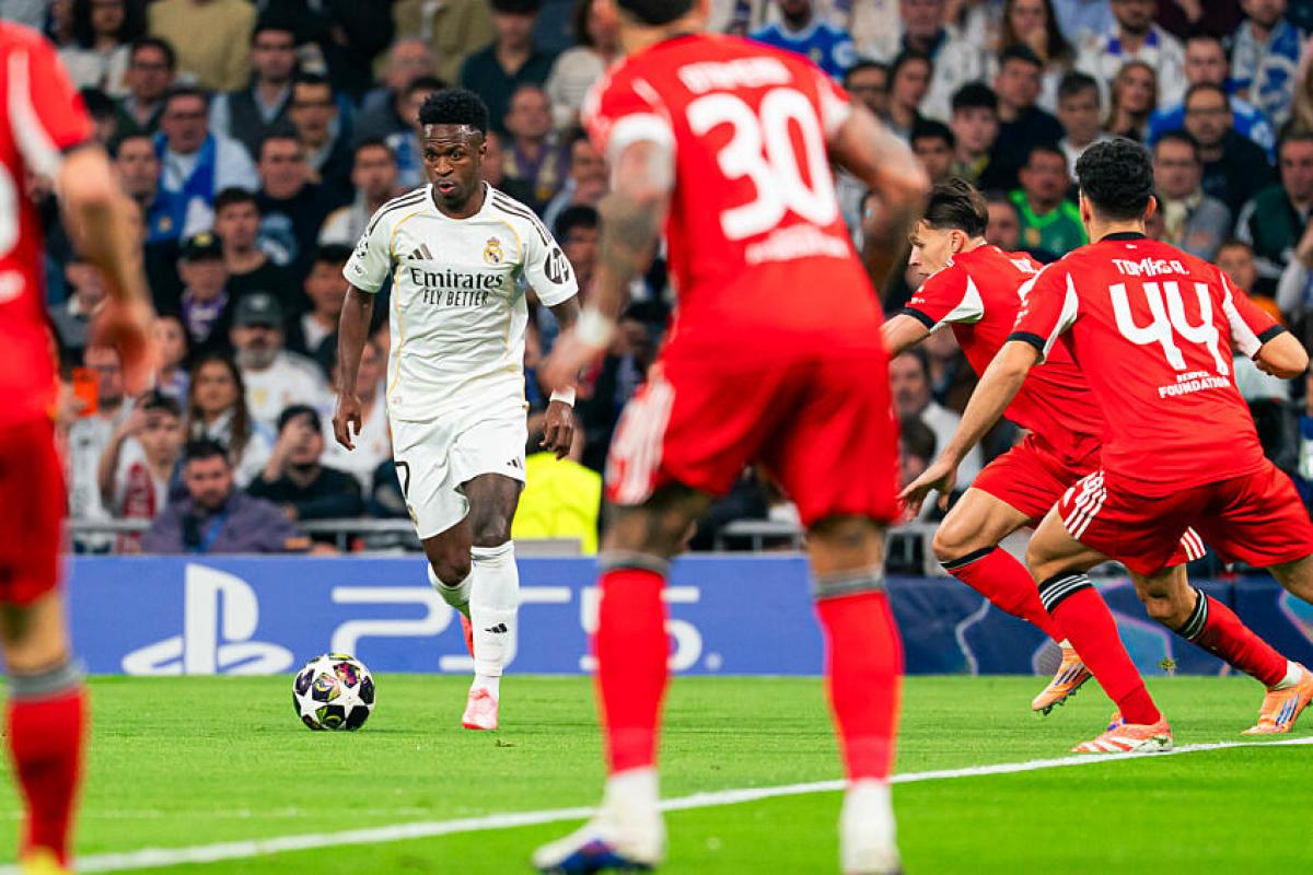 Vinicius Jr, l'attaquant du Real Madrid.