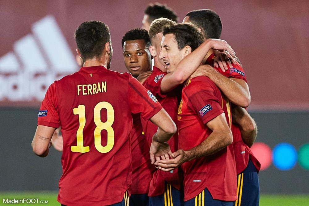 L'Espagne a dominé la Suisse (1-0), ce samedi soir en Ligue des Nations.
