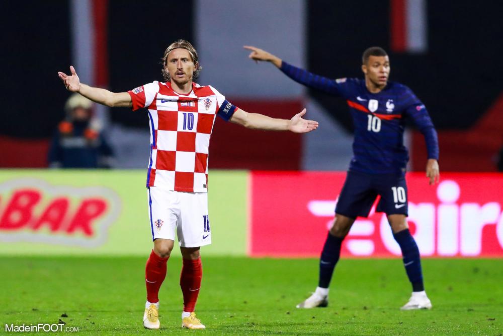 Modric avec la Croatie