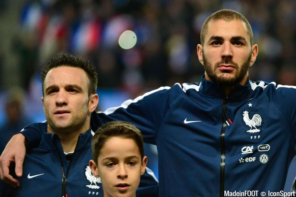 Karim Benzema et Mathieu Valbuena