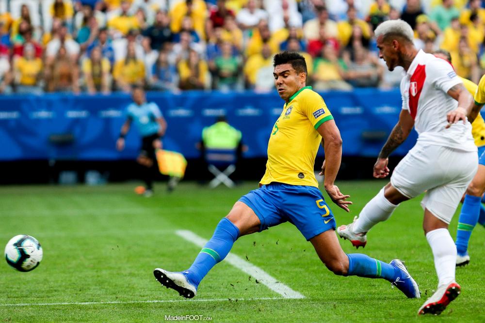 Casemiro buteur avec la sélection brésilienne