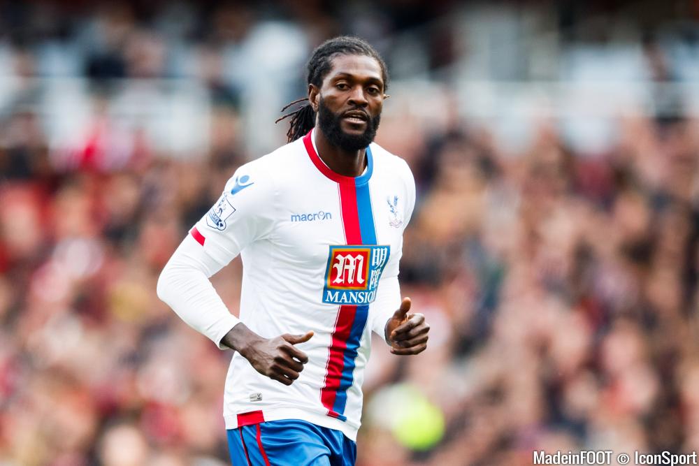 Emmanuel Adebayor avec Crystal Palace.