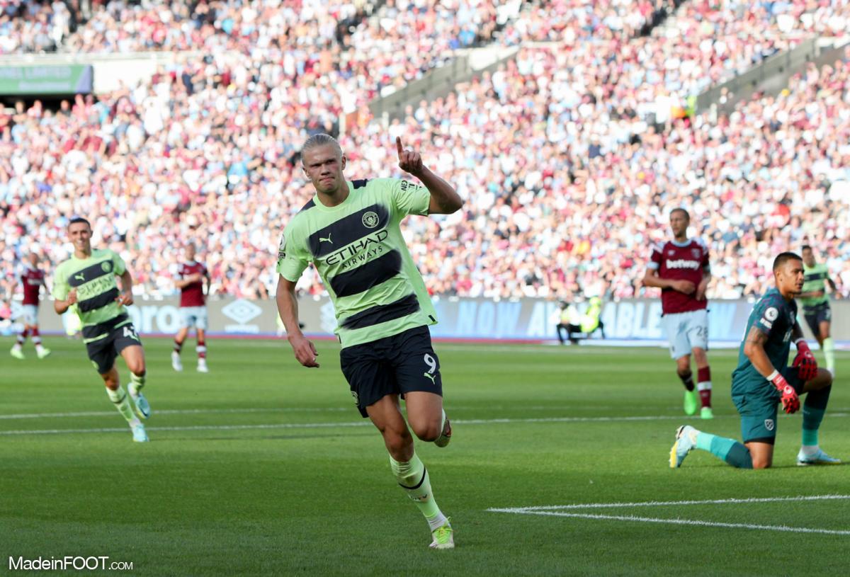 Erling Haaland avec Manchester City